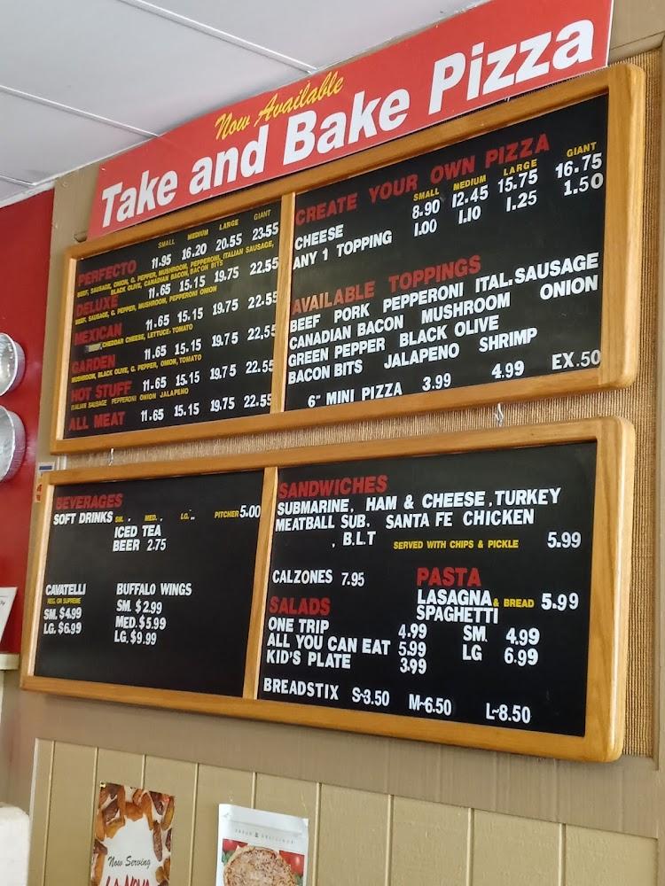 Houdini's Pizza Menu image 1