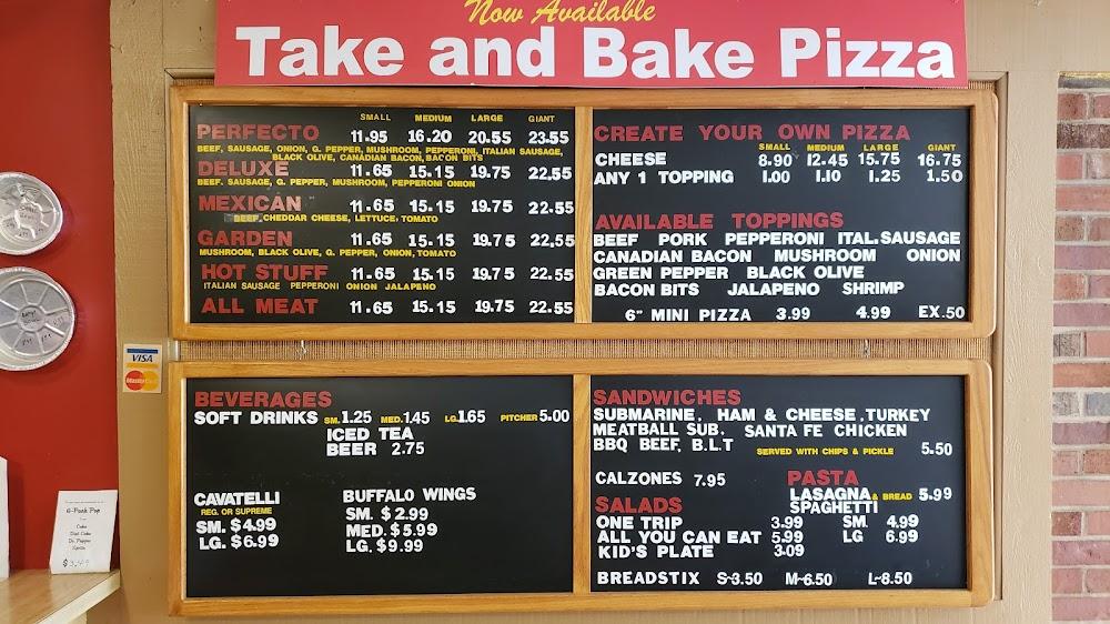 Houdini's Pizza Menu image 2