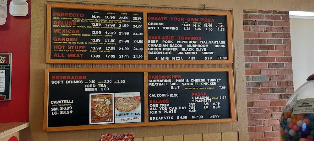 Houdini's Pizza Menu image 3